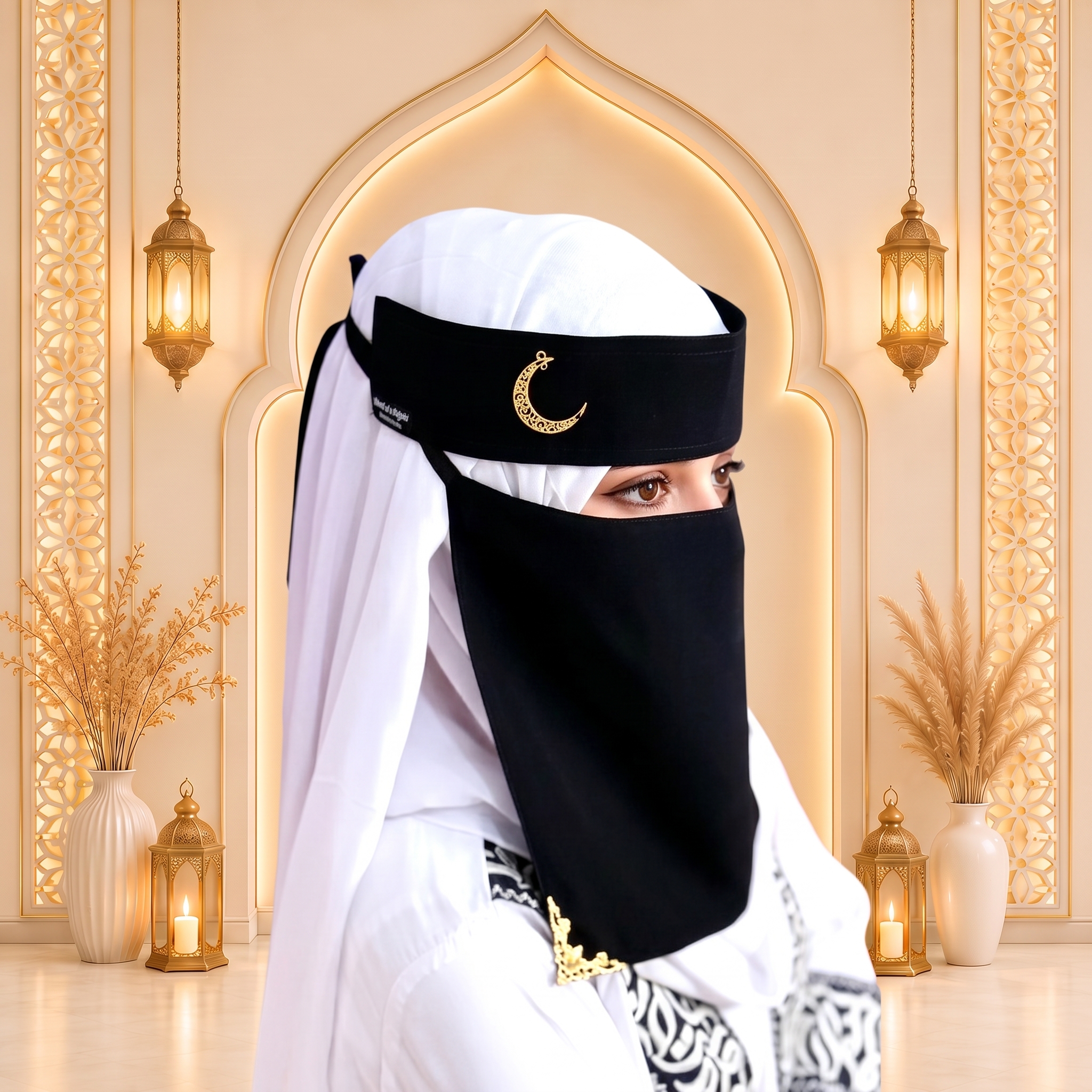 Moon pendant Nikab