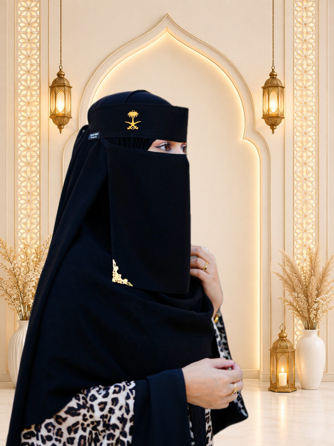 Saudi Symbol Pandent Nikab